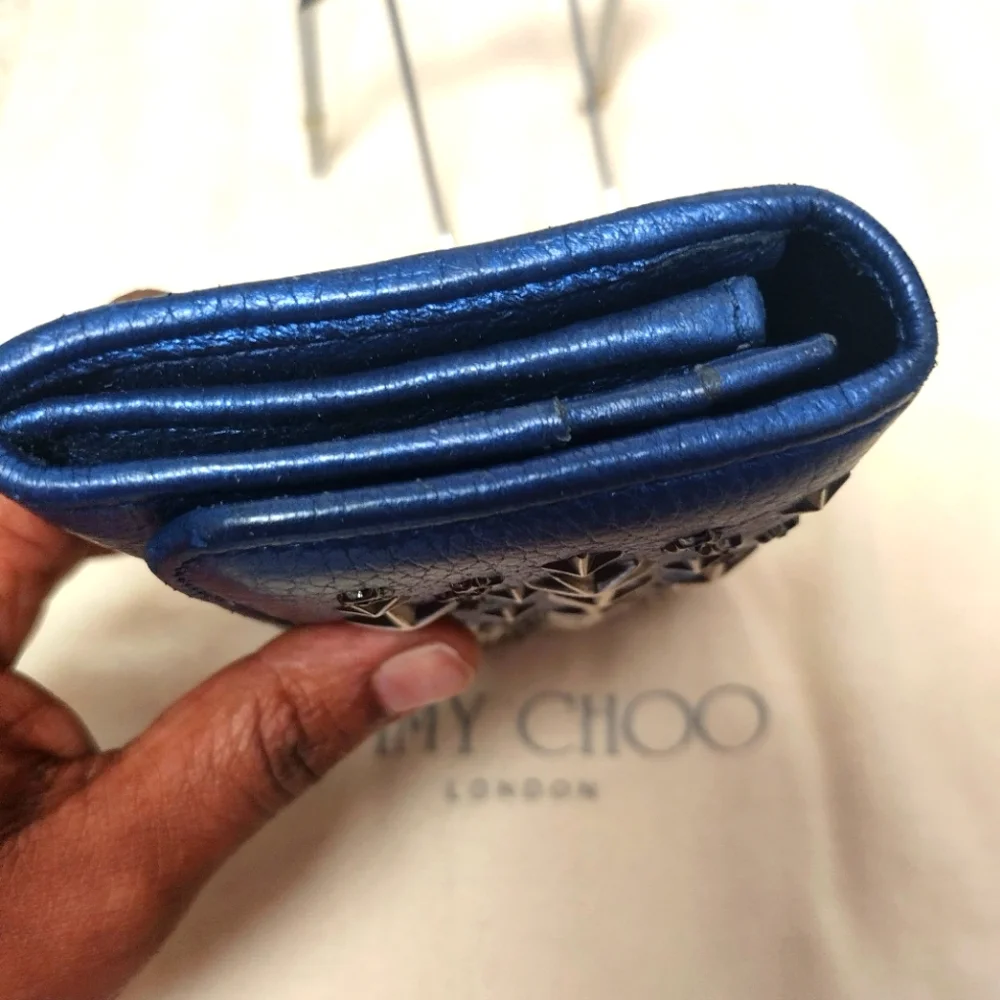 EUC Jimmy Choo Sophia Star Studded Wallet - Picture 11 of 17